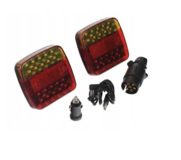 НАБОР БЕСПРОВОДНЫХ СВЕТОДИОДНЫХ ЗАДНИХ ФОНАРОВ С МАГНИТОМ