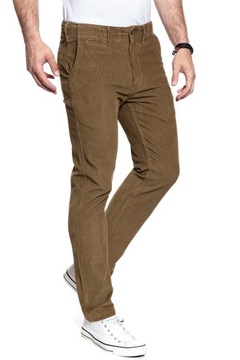 Męskie spodnie materiałowe Levi's 502 REGULAR TAPER W30 L34