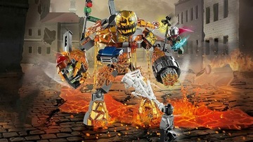 LEGO MARVEL SPIDER-MAN 76128 Битва с Расплавленным человеком