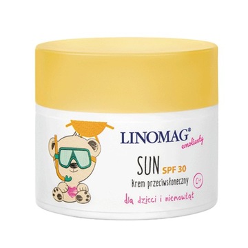 LINOMAG SUN KREM Z FILTREM SPF30 DLA DZIECI 50ml