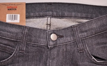 LEE spodnie SLIM skinny jeans grey LUKE _ W30 L30