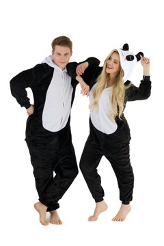 PIŻAMA DAMSKA PANDA ONESIE DRES KOMBINEZON rozm. [L] 168-175 cm