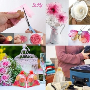 120 мешков из органзы Ювелирные конфеты 15х10см