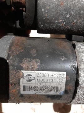 NISSAN QASHQAI I 1,6 B STARTÉR 23300BC20B