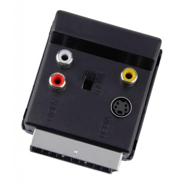 1 шт. Адаптер RGB Scart к RCA S-Video 3