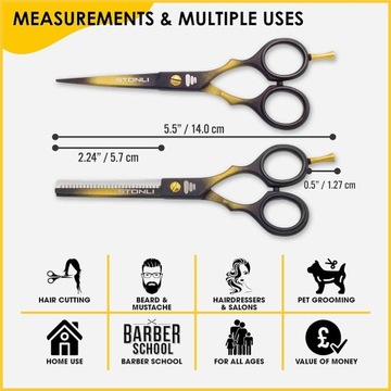 STONLI PROFESJONALNY ZESTAW FRYZJERSKI
