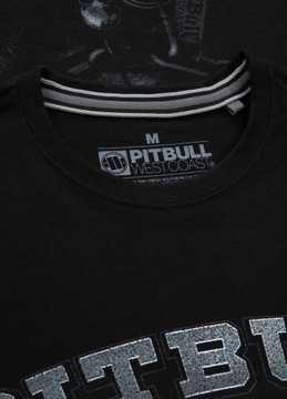 KOSZULKA MĘSKA PIT BULL BAWEŁNIANA T-SHIRT LOGO S