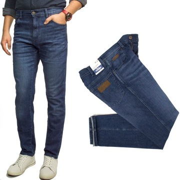 Wrangler Texas Slim Free Way męskie spodnie jeansy W30 L30