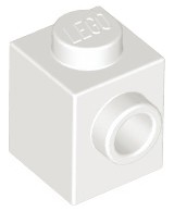 LEGO Klocek Mod 1x1 Biały 4558952 87087