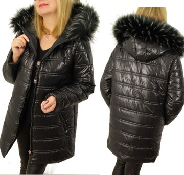 Kurtka Pikowana Zimowa z Kapturem ALASKA 42 XL