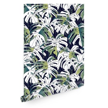 Tapeta monstera dżungla tropikalna liście T0194