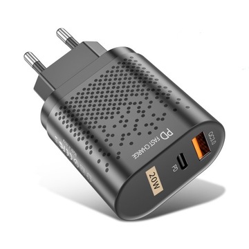 Ładowarka 20W do Apple 13 12 USB-A+Typec