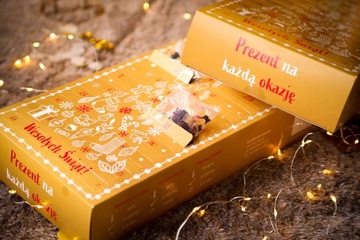 Адвент-календарь с подарком из листового чая