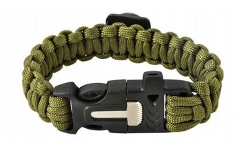 БРАСЛЕТ «КОМПАС ВЫЖИВАНИЯ» PARACORD FIRST WHISTLE 5IN1