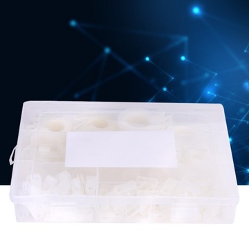 200 шт. пластиковый нейлоновый кабельный зажим