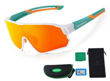 Okulary rowerowe dziecięce 8-14lat polaryzacyjne UV400 ROCKBROS SP314/3 BA
