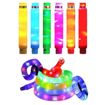 RURKI POP TUBE SENSORYCZNE LED ŚWIECĄCE XXL