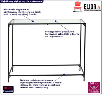 ЧЕРНАЯ СТЕКЛЯННАЯ КОНСОЛЬ ===== ДЛЯ ПРИХОЖЕЙ ГОСТИНОЙ