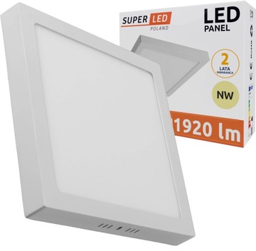 Panel Plafon LED Natynkowy 24W CCD Niemrugający