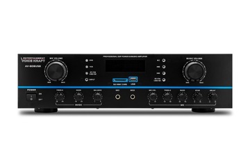 KOLUMNY ESTRADOWE 1000W WZMACNIACZ BLUETOOTH USB SD ZESTAW NAGŁOŚNIENIA
