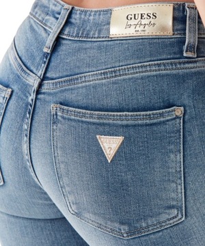 Guess spodnie jeansy damskie W3YA59 D52Q1-MULG Regular Fit r. 26/32