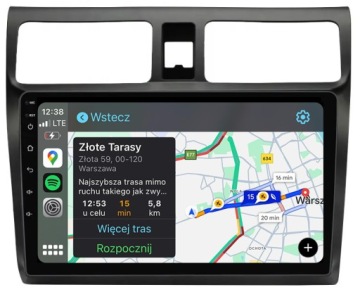 Suzuki Swift 2004-2010 Rádio Navigace Android Carplay Mapy