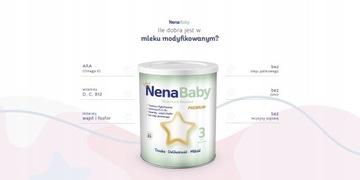 NenaBaby 3 Модифицированное молоко 6x 400г