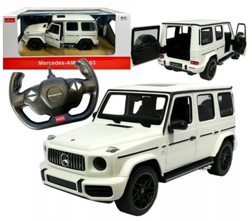 SAMOCHÓD ZDALNIE STEROWANY MERCEDES G63 RASTAR R/C BIAŁY
