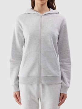 4F ЖЕНСКАЯ ТОЛСТОВКА НА МОЛНИИ С КАПЮШОНОМ SS24
