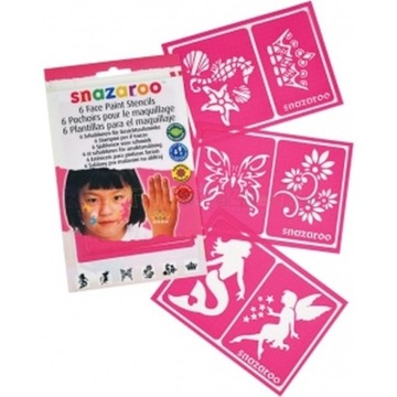 Трафареты для росписи ДЕВОЧКА 6 шт.