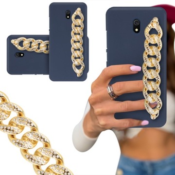ETUI BLINK MAT GRANAT do XIAOMI REDMI 8A Łańcuch