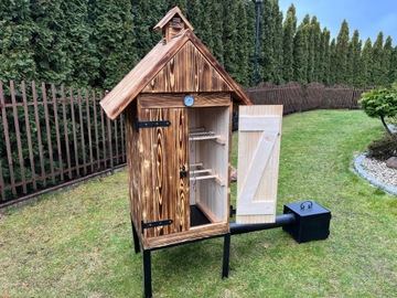 TOKO Полная садовая коптильня, доска 2 см, деревянная коптильня из дерева