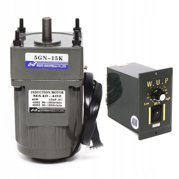 SILNIK JEDNOFAZOWY MOTOREDUKTOR 220V-90W 50K