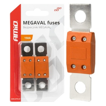 BEZPIECZNIK SAMOCHODOWY MEGAVAL MEGA VAL 150A 2 SZT. AMIO 03465