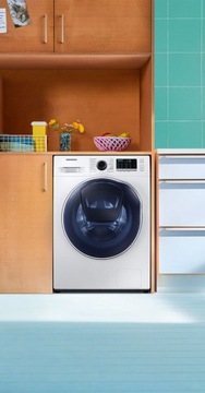 Отдельно стоящая стирально-сушильная машина SAMSUNG WD8NK52E0ZW AddWash Slim