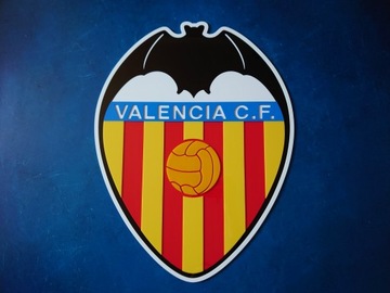 Valencia CF herb na ścianę prezent szyld dla fana klubu dla chłopaka męża