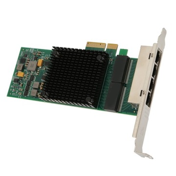 Сетевая карта PCIe 10/100/1000 Мбит/с, медный разъем RJ45