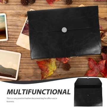 Кожаная папка для документов формата А4.