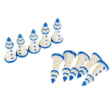 Модель миниатюрного белого фонаря из смолы