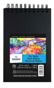 Blok szkicowy Canson Imagine A5/40/224g biały