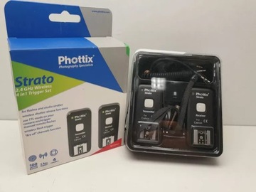 ZESTAW NADAJNIK I ODBIORNIK WYZWALACZ PHOTTIX STRATO TTL FOR CANON