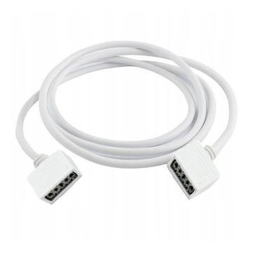 УДЛИНИТЕЛЬ для светодиодной ленты RGBW, 5-контактный разъем, 1м