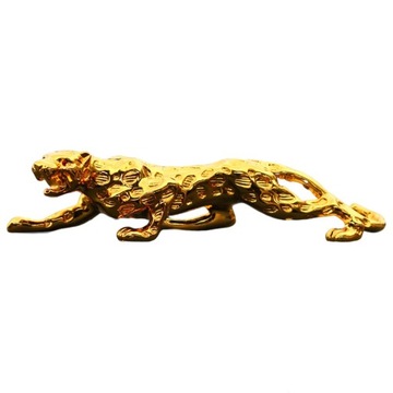 Rzeźba z żywicy Leopard Art Crafts na deskę rozdzielczą samochodu