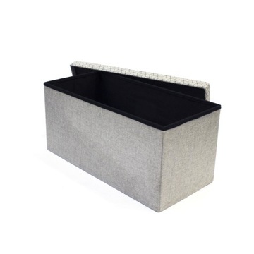 Intesi Velse светло-серый черный пуф с принтом