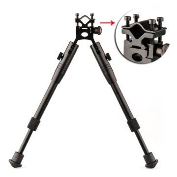 Двуногая подставка BIPOD с креплением RIS 22 мм (Weaver) для пневматического оружия + насадка на ствол BB4