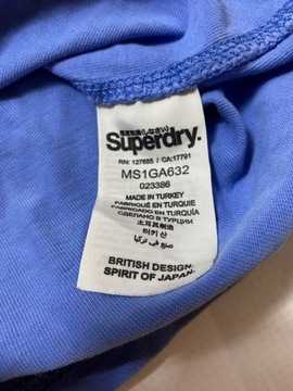 Superdry Super DRY ORYGINALNY NIEBIESKI T SHIRT/ KOSZULKA rozmiar M