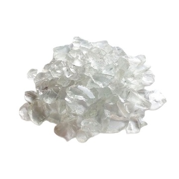 GRYS SZKLANY KAMIEŃ BIAŁY DO GABIONÓW 3-5CM 1kg