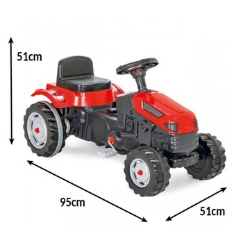 WOOPIE Педаль трактора Farmer GoTrac Трактор Тихие колеса Рог Большой