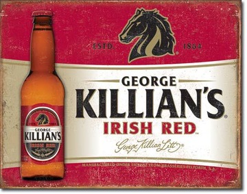 Killian's Red Metalowy plakat szyld USA