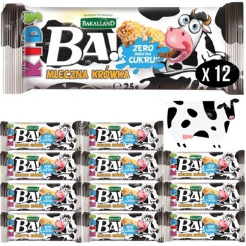 BAKALLAND BATON BA! KIDS toffi krówka 300g 12szt